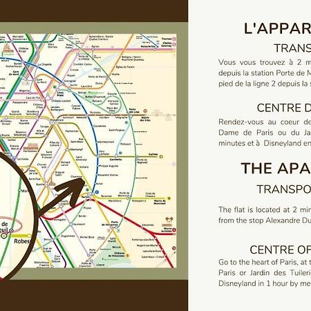 21.Appart 4Pers#1 Bedroom #Pere Lachaise #Nation Paris Bagian luar foto